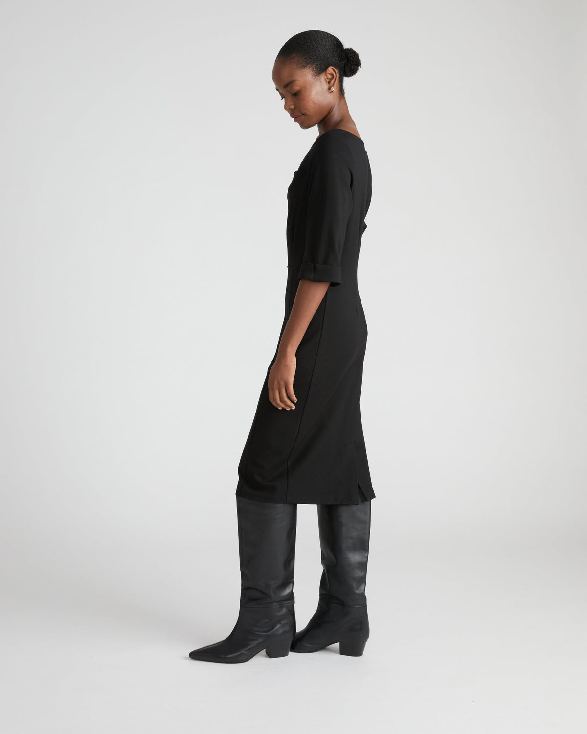 Lando Sculpted Ponte Dress