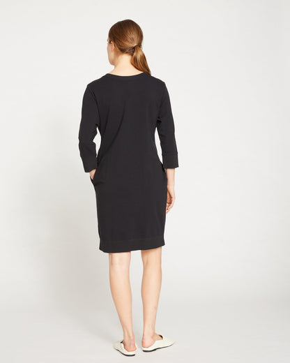 Misa Tie Sweatshirt Dress