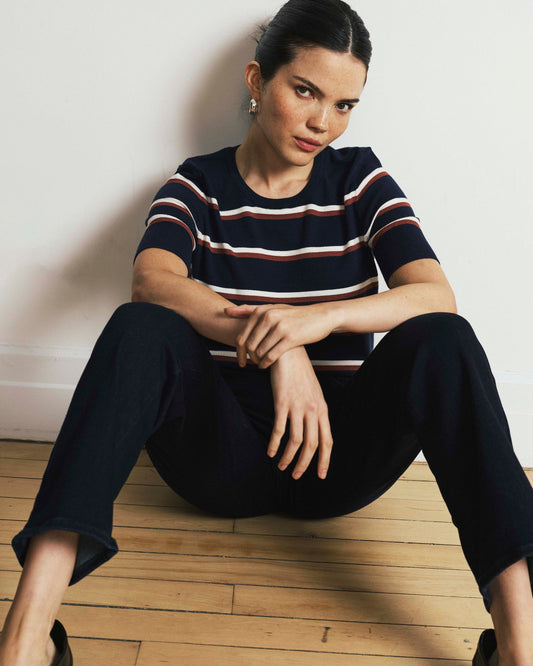 Savvy Fine Knit Sweater Top