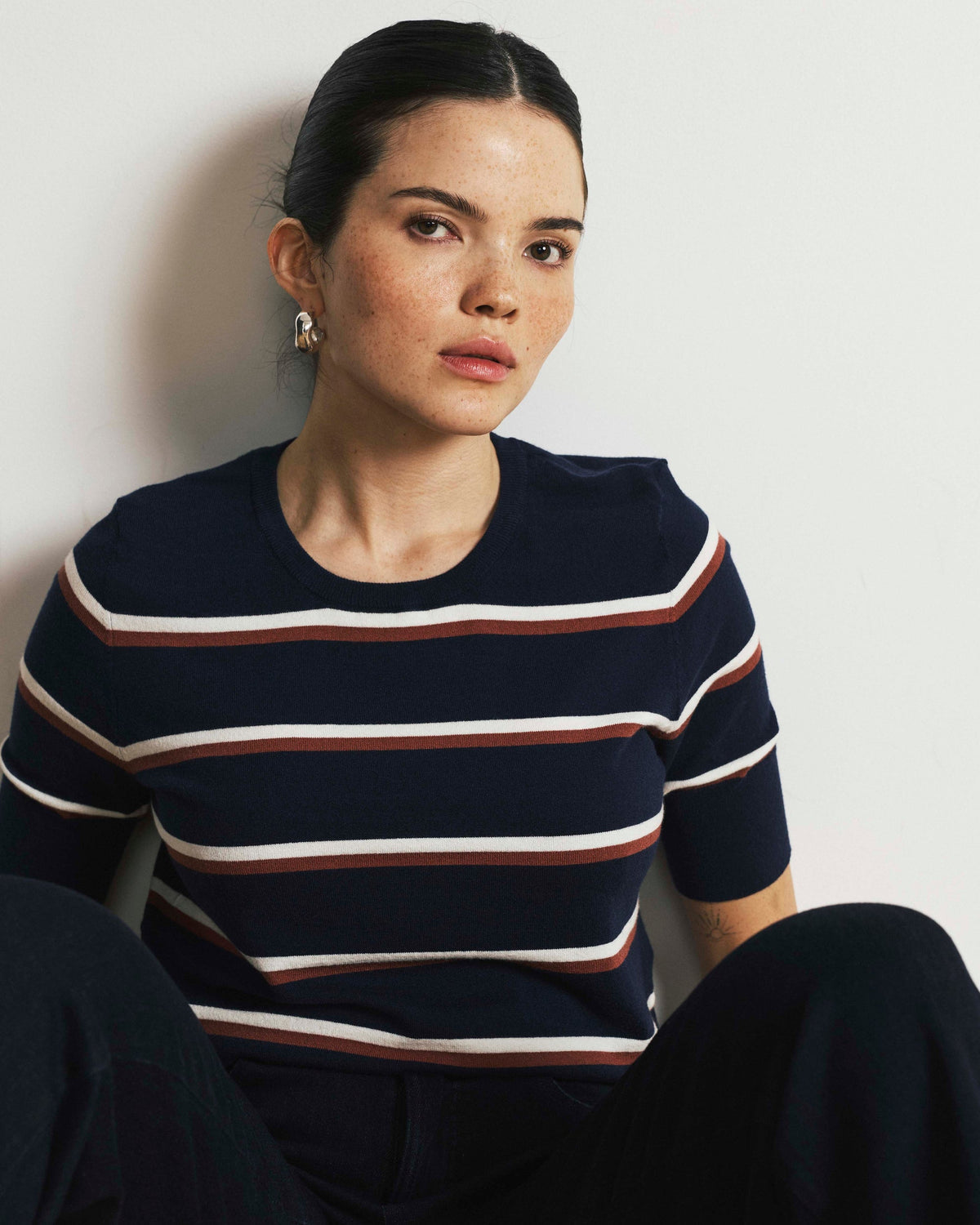 Savvy Fine Knit Sweater Top