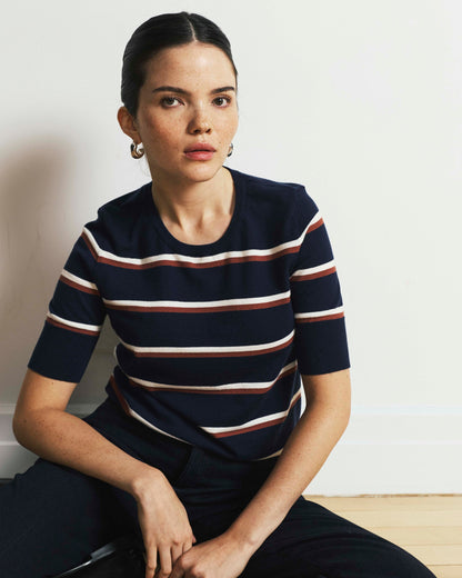 Savvy Fine Knit Sweater Top
