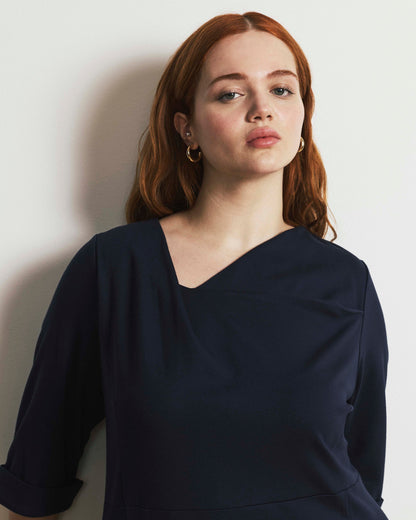 Lando Sculpted Ponte Dress