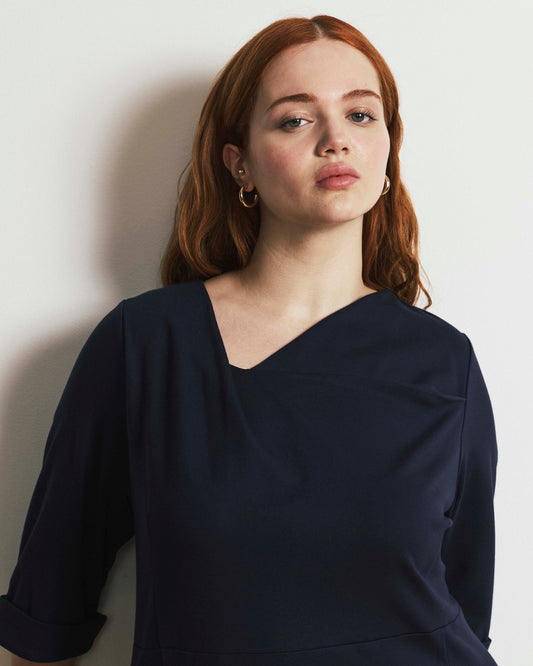 Lando Sculpted Ponte Dress