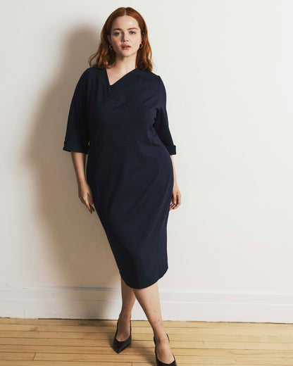 Lando Sculpted Ponte Dress