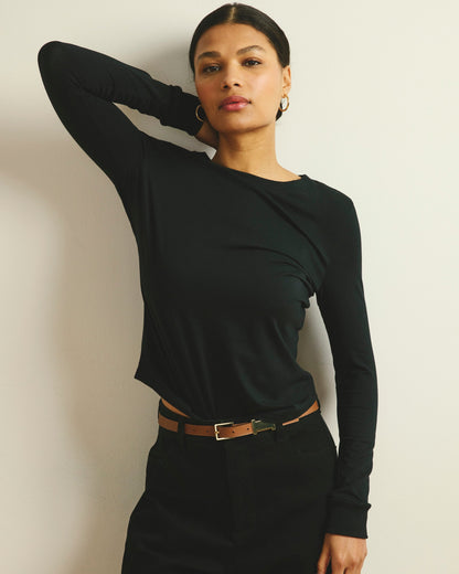 Long Sleeve Tee Rex Black