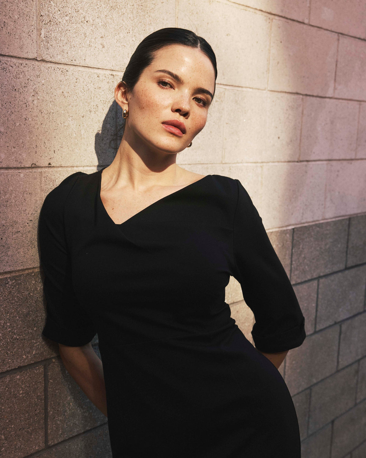 Lando Sculpted Ponte Dress