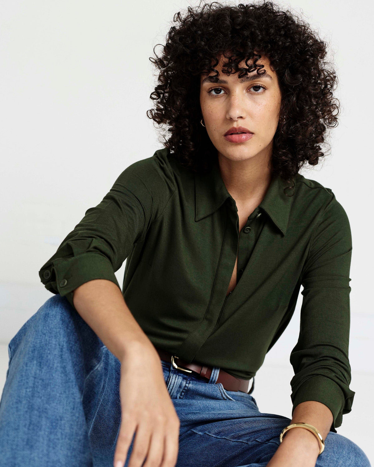 Elbe Liquid Jersey Shirt Classic Fit