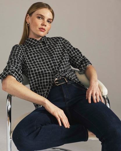 Elbe Stretch Poplin Shirt Classic Fit