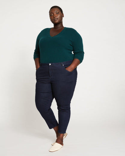 Seine Mid Rise Skinny Jeans 27 Inch Dark Indigo