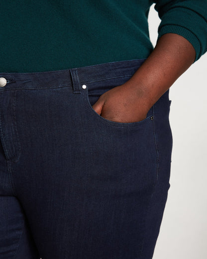 Seine Mid Rise Skinny Jeans 27 Inch Dark Indigo