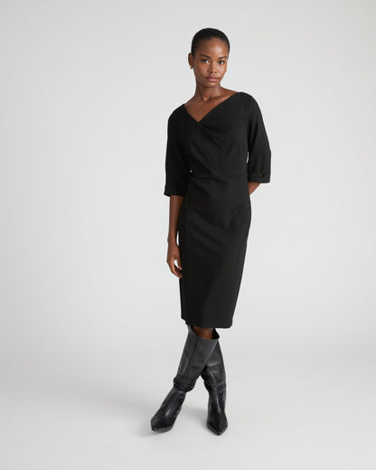 Lando Sculpted Ponte Dress