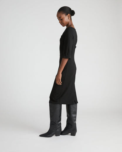 Lando Sculpted Ponte Dress
