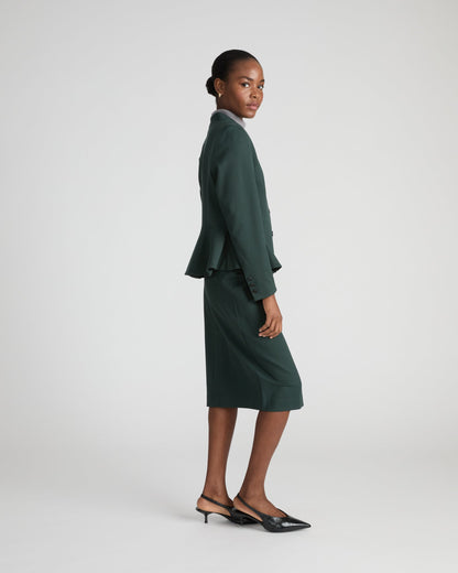 Kenton Peplum Ponte Blazer