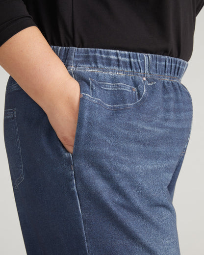 Wide Leg Sweatpant Jeans