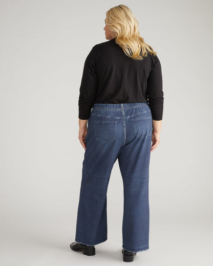 Wide Leg Sweatpant Jeans