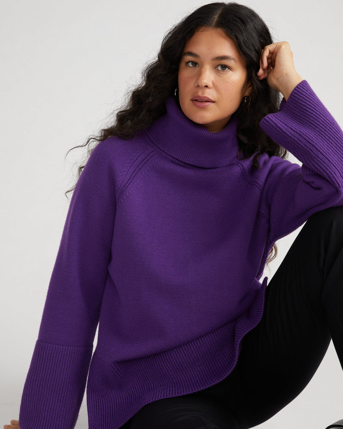 Better-Than-Wool Oversize Turtleneck Sweater