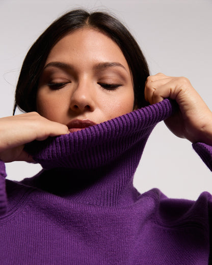 Better-Than-Wool Oversize Turtleneck Sweater
