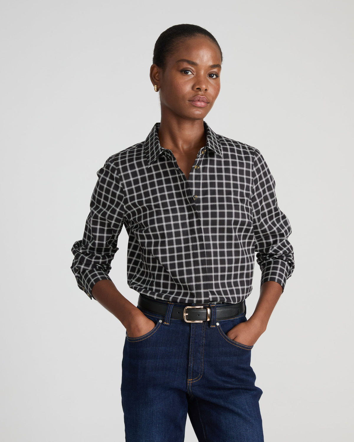 Elbe Stretch Poplin Shirt Classic Fit