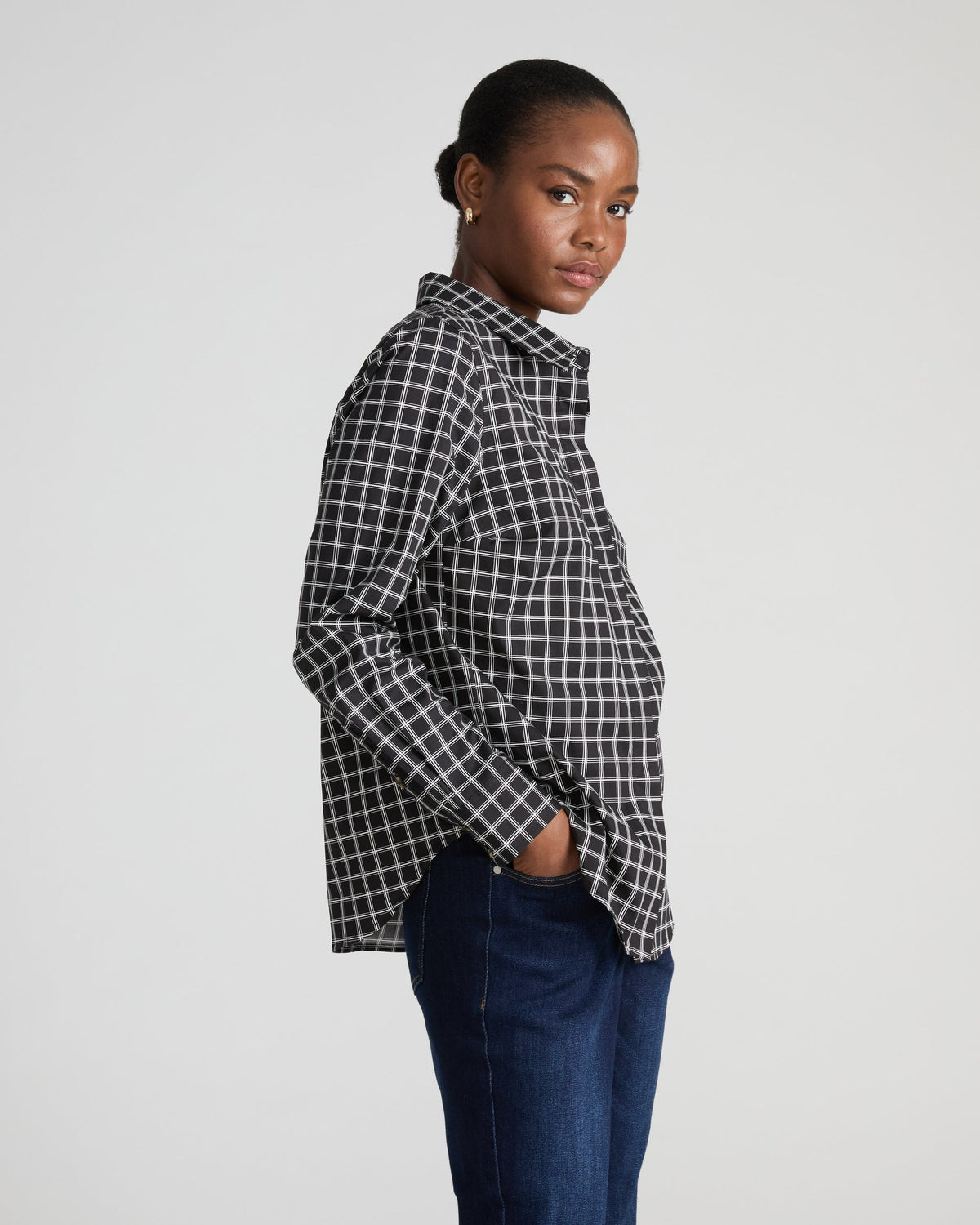 Elbe Stretch Poplin Shirt Classic Fit
