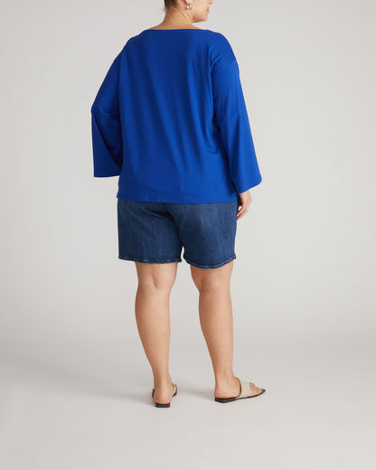 Montauk Breton Stripe Bell Sleeve Top