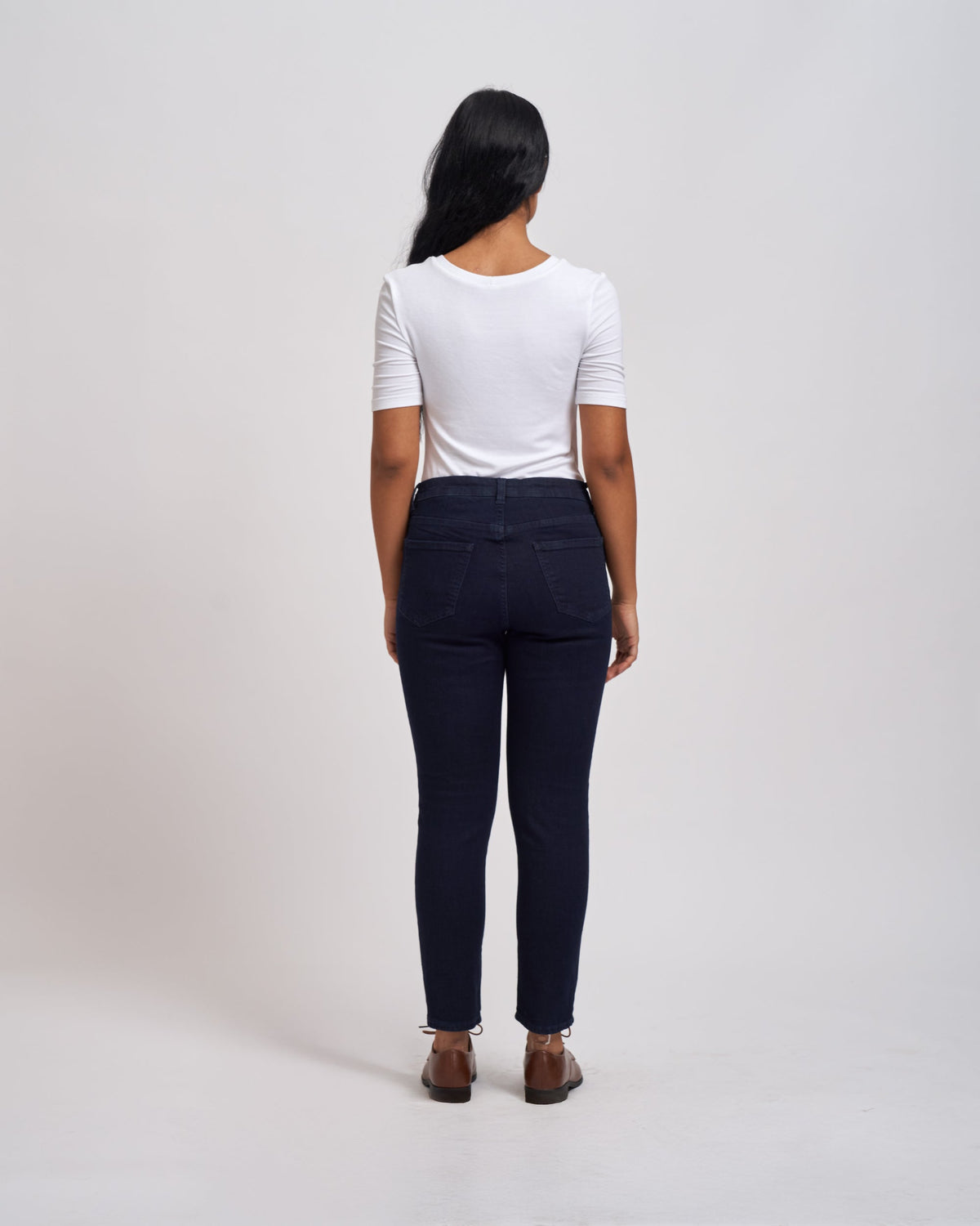 Seine Mid Rise Skinny Jeans 27 Inch Dark Indigo